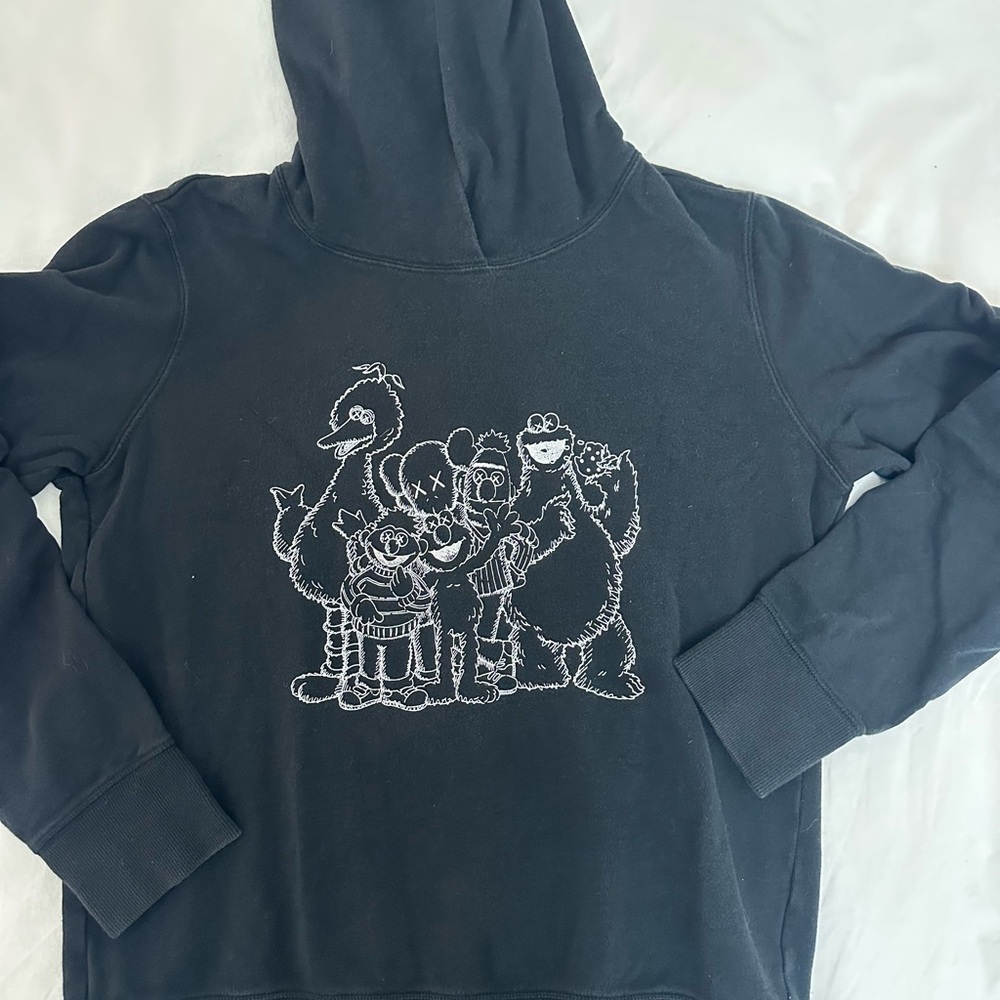 Black Hoodie KAWS Sesame Street